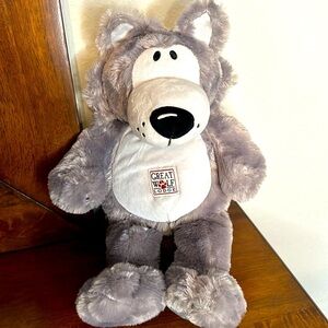 Great Wolf Lodge Plush Fiesta Gray 15” tall